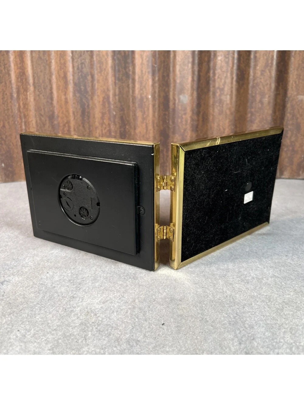 Bulova Hinged Brass Picture Frame 3